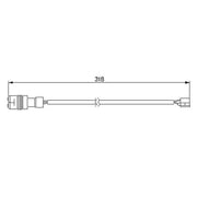 Bosch Brake Pad Wear Sensor Rear fits Porsche 944 1981-1990 2.5 2.7