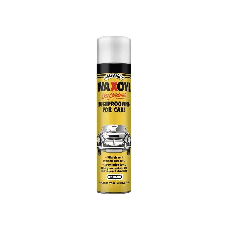 Hammerite Waxoyl Clear Aerosol 400ml - Car Maintenance Spray