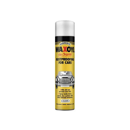 Hammerite Waxoyl Clear Aerosol 400ml - Car Maintenance Spray