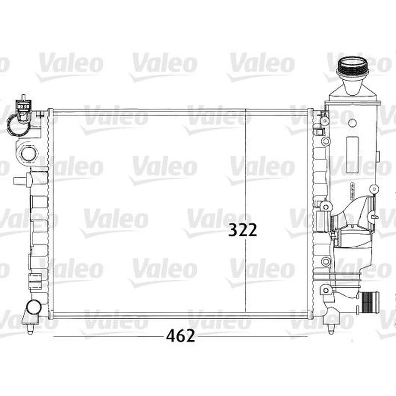 Valeo Engine Radiator 731498