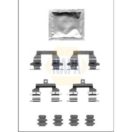 NAPA Brake Pad Accessory Fitting Kit Rear fits Nissan Qashqai +2 2007-2014