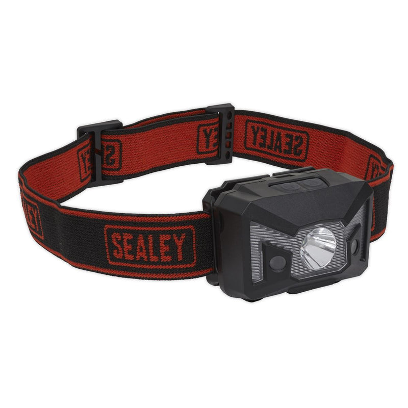 Sealey Rechargeable Head Torch 3W SMD LED Auto-Sensor HT102R Sealey - Dynamic Drive