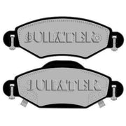 Juratek Front Brake Pad Set fits Toyota Yaris/Vitz 1999-2005 1.0 1.3 1.4
