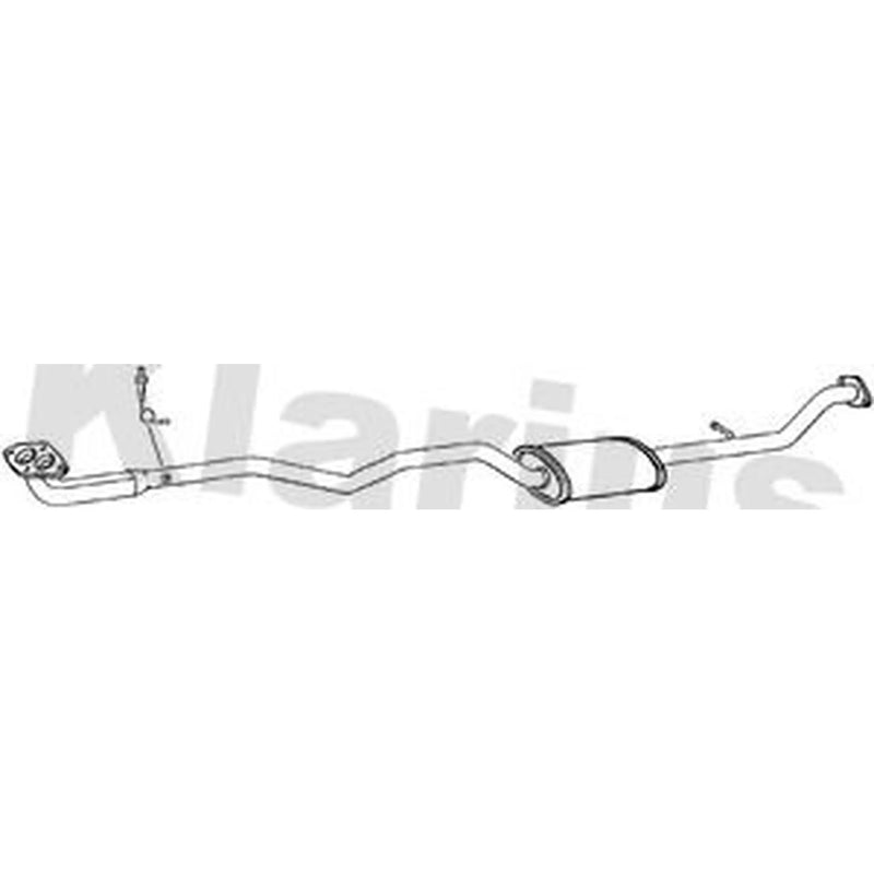 Klarius Box With Centre Pipe Centre fits BMW 3 2005-2007