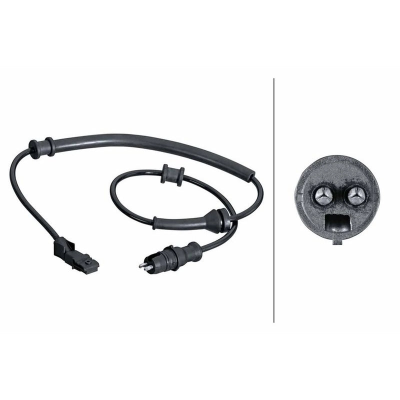 Hella ABS Wheel Speed Sensor Rear fits Renault Laguna II 2001-2007