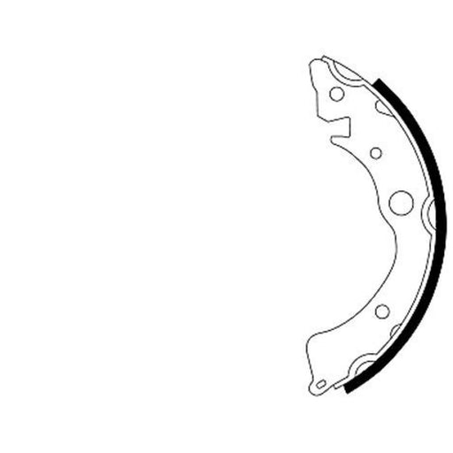 Mintex Brake Shoe Set Axle Kit fits Honda Ballade 1983-1987 1.2 1.3 1.5