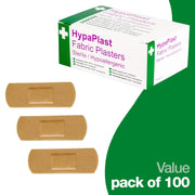 Safety First Aid HypaPlast Stretch Fabric Plasters - Pack of 100 Safety First Aid Group  - Dynamic Drive