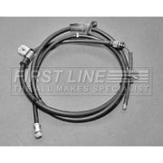 First Line Handbrake Cable Right Rear fits Hyundai Pony 1985-1989 1.5