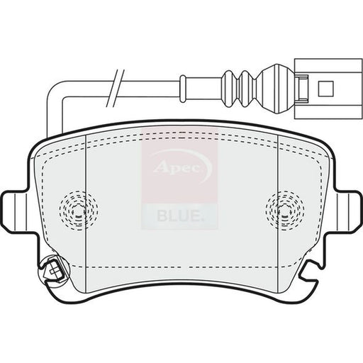 Apec Rear Brake Pad Set PD3120