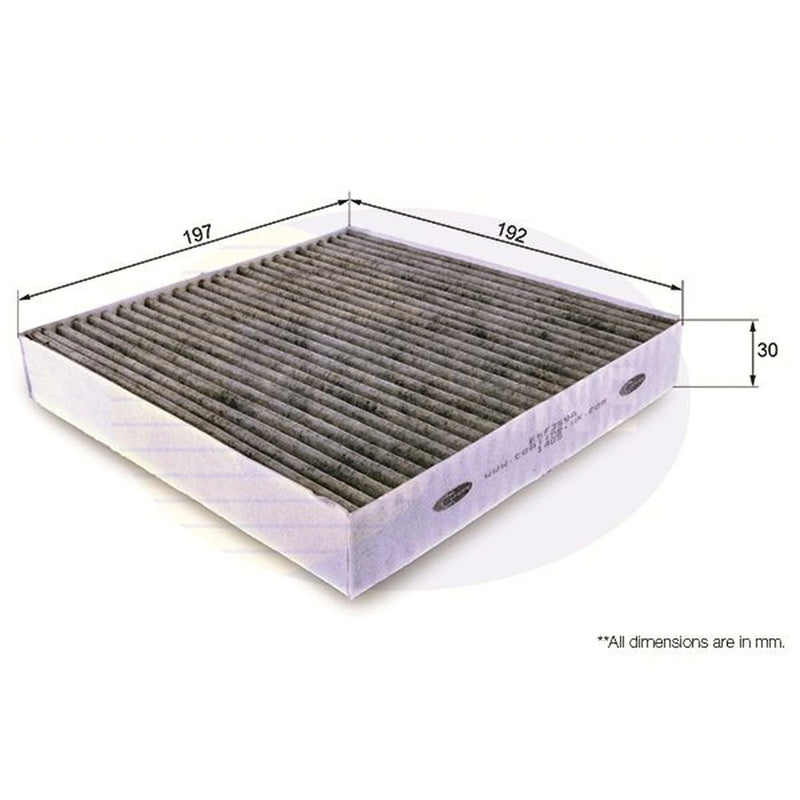 Comline Cabin Air Filter (Pollen Filter) fits Jaguar Xf I 2008-2015