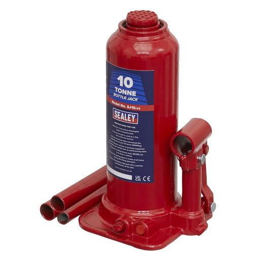 Sealey Bottle Jack 10 Tonne SJ10 Sealey - Dynamic Drive