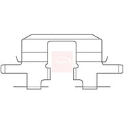 Apec Brake Pad Accessory Fitting Kit Rear fits Subaru Forester 1997-2008 2.0
