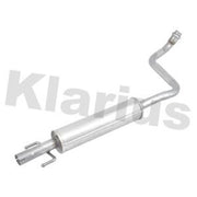 Klarius Box With Centre Pipe Centre fits Toyota Yaris/Vitz 1999-2005 1.3
