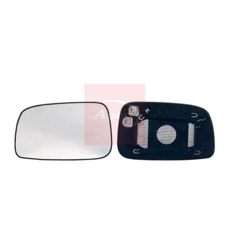 Apec Exterior Wing Mirror Glass Left fits Toyota Avensis 2003-2008