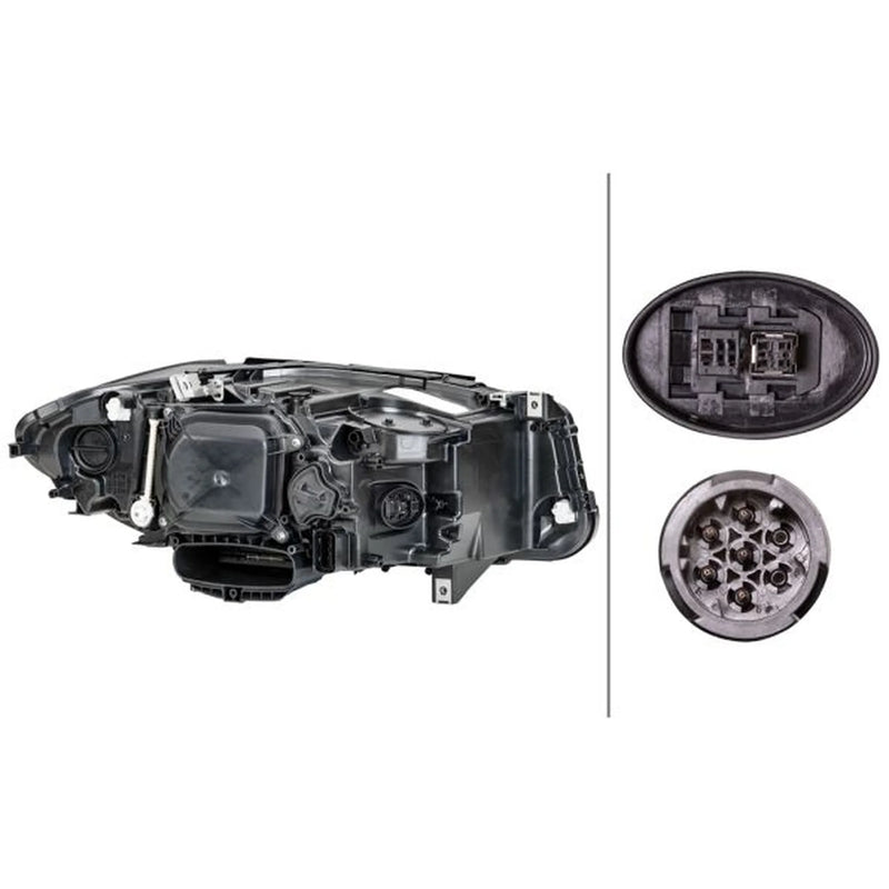 Hella Headlight Headlamp PY24W Left fits BMW 5 2010-2017