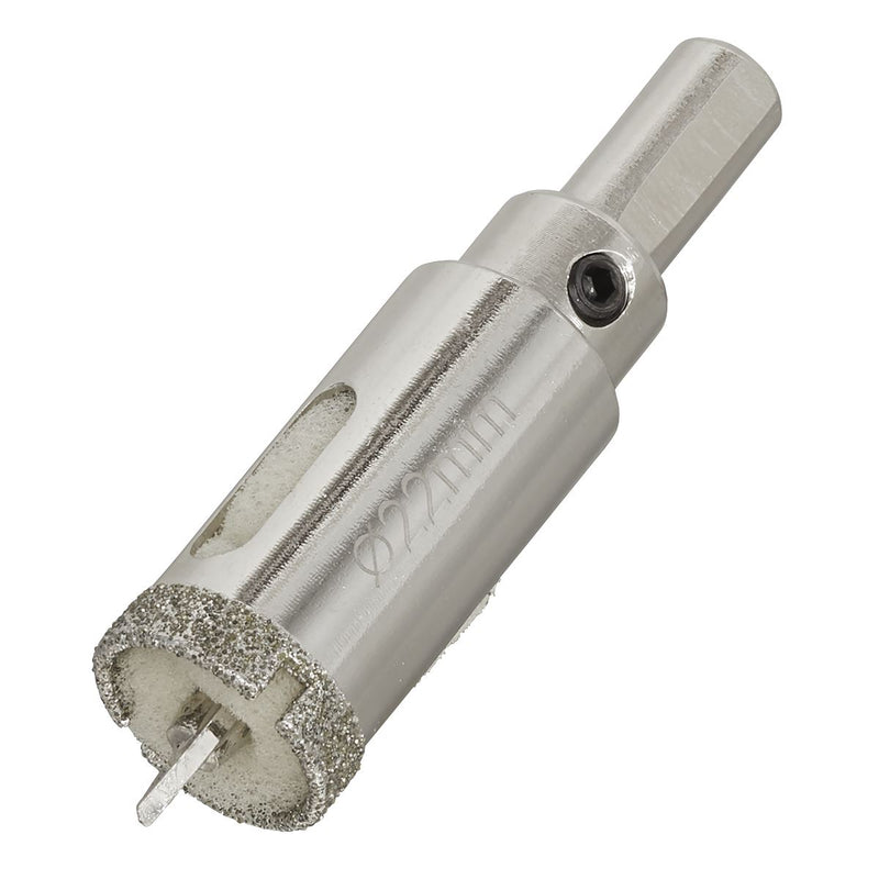 Sealey Electroplated Diamond Hole Saw 22mm DHS22 Sealey - Dynamic Drive