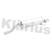 Klarius Box With Tail Pipe Rear fits Opel Corsa D 2006-2011 1.7