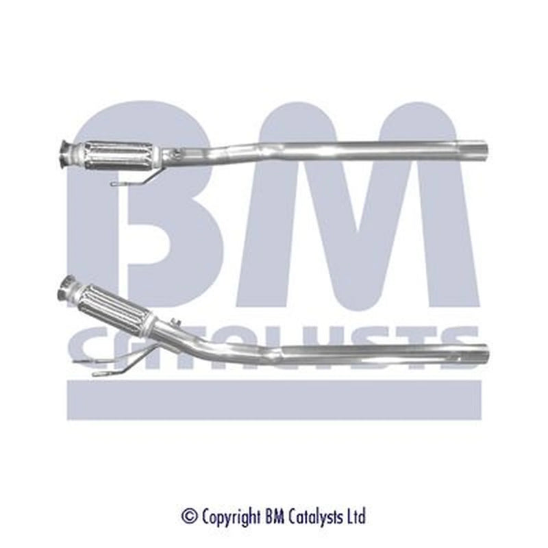 BM Catalysts Exhaust Pipe OD fits VW Multivan 2009-2015 2.0