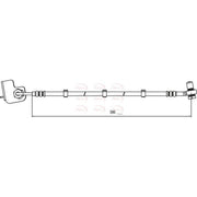 Apec Brake Hydraulic Hose Line Front Left fits Jaguar Xf I 2008-2015 2.7 3.0 4.2