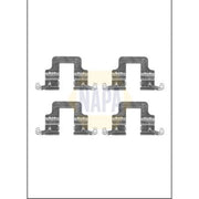 NAPA Brake Pad Accessory Fitting Kit Rear fits Audi A4 Allroad B8 2009-2016