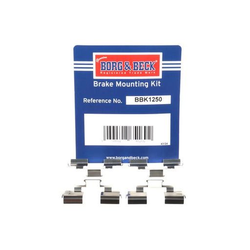 Borg & Beck Brake Pad Accessory Fitting Kit Rear BBK1250