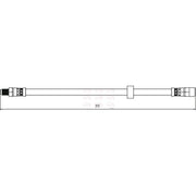 Apec Brake Hydraulic Hose Line Rear fits Volvo S60 I 2003-2010