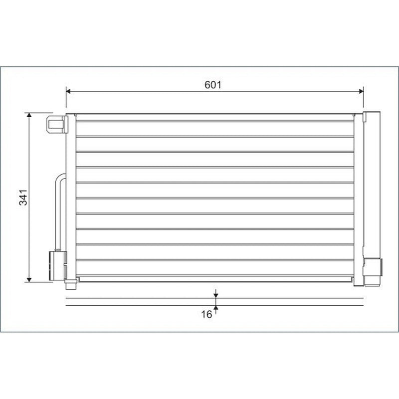 Valeo Air Conditioning Condenser 818193