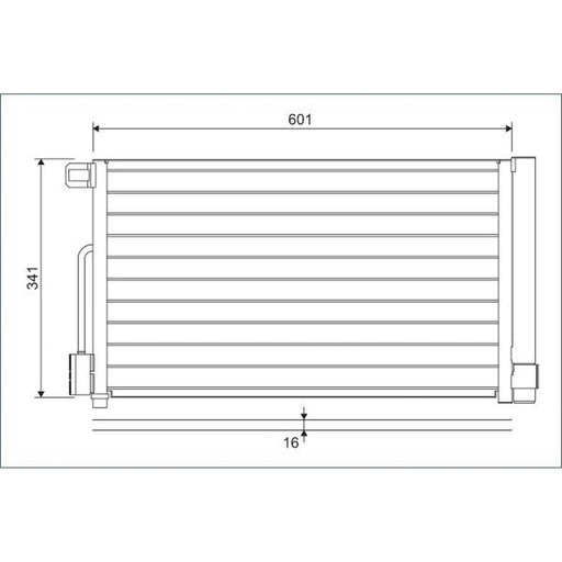 Valeo Air Conditioning Condenser 818193