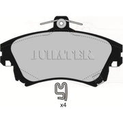 Juratek Front Brake Pad Set fits Mitsubishi Carisma 1995-2006 1.3 1.6 1.8 1.9