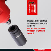 Teng Tools 3/4" Deep Impact Socket DIN Metric 50mm Teng Tools - Dynamic Drive