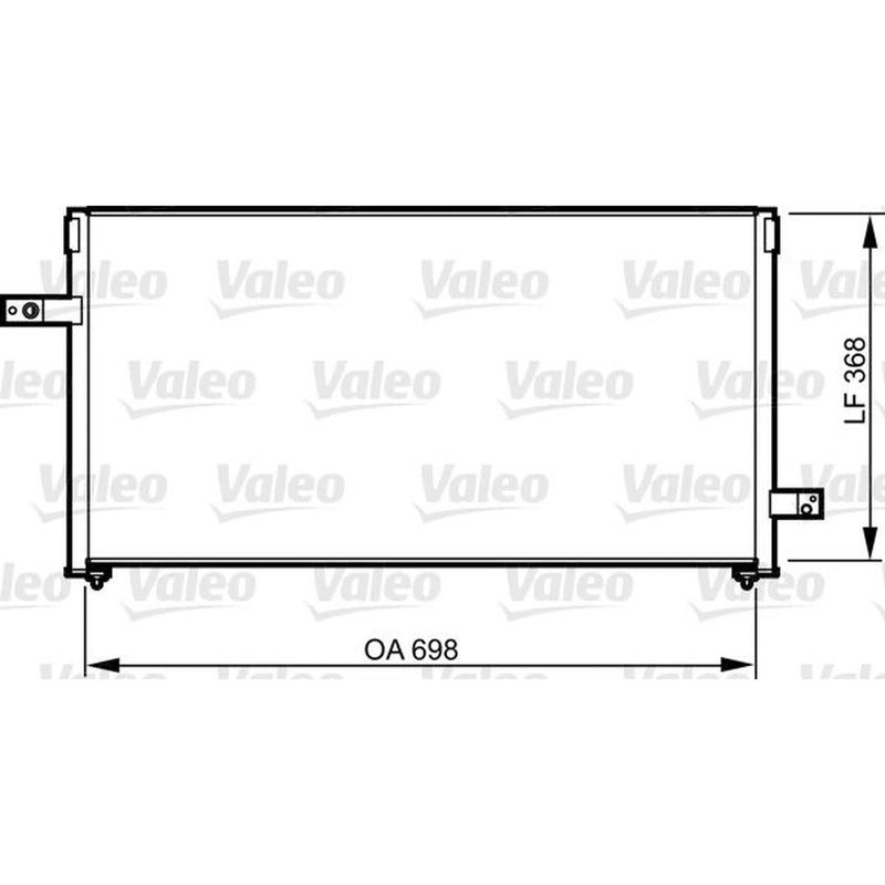 Valeo Air Conditioning Condenser 814311