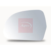 Apec Exterior Wing Mirror Glass Left fits Audi A3 2003-2013 1.4 1.6 1.8 1.9 2.0