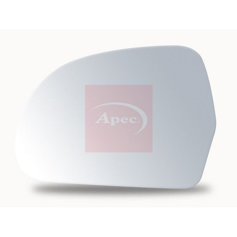 Apec Exterior Wing Mirror Glass Left fits Audi A3 2003-2013 1.4 1.6 1.8 1.9 2.0