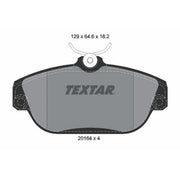 Textar Front Brake Pad Set 2016402