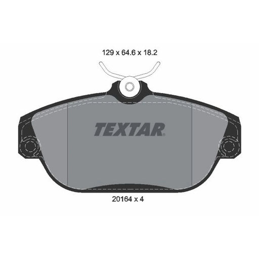 Textar Front Brake Pad Set 2016402