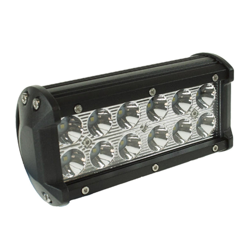 Maypole 12/24V Spot LED Bar Work Lamp 12 x 3W 2520 Lumen Brightness / Waterproof Town Tools - Dynamic Drive