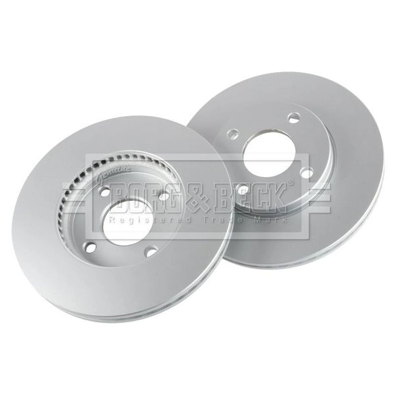 Borg & Beck 2 x Vented Front Brake Discs BBD5503