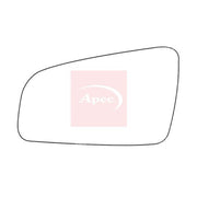 Apec Exterior Wing Mirror Glass Left fits Opel Zafira Family B 2005-2015