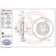 Brembo Front Brake Discs & Pads fits Ford Puma 2019-2020 1.0 1.5