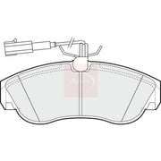 Apec Front Brake Pad Set fits Citroën Relay I 1994-2002 2.5 2.8