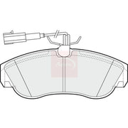 Apec Front Brake Pad Set PAD1206