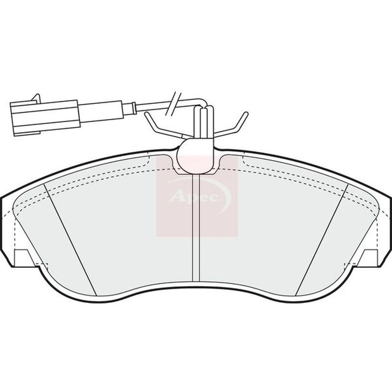 Apec Front Brake Pad Set PAD1206