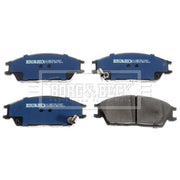 Borg & Beck Front Brake Vented Discs & Pads fits Hyundai Accent II 2000-2005