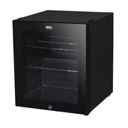 Baridi 50L Table Top Beer & Drinks Mini Fridge 3-10C Light Black & Glass Baridi  - Dynamic Drive