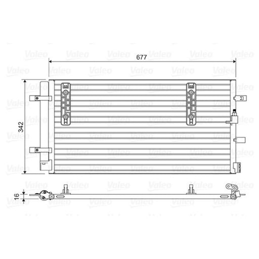 Valeo Air Conditioning Condenser 814419