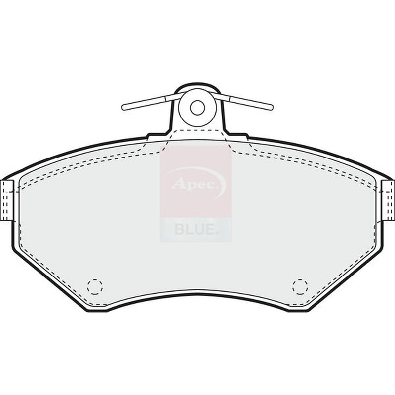 Apec Front Brake Pad Set fits Audi A4 B5 1994-2001 1.6 1.9