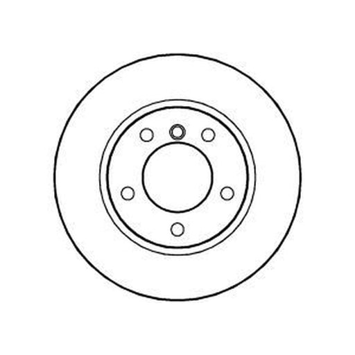 Abtex 2 x Vented Brake Discs fits BMW 1 2004-2011