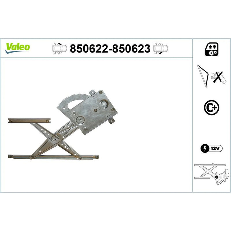 Valeo Electric Window Regulator Lifter Left Front 850622