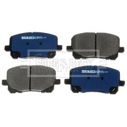 Borg & Beck Front Brake Discs & Pads fits Toyota Avensis Verso 2001-2009 2.0 2.4