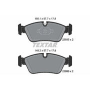 Textar Front Brake Pad Set 2393501